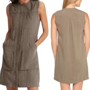 NAU Flexible Utility Dress Tencel Linen_XS